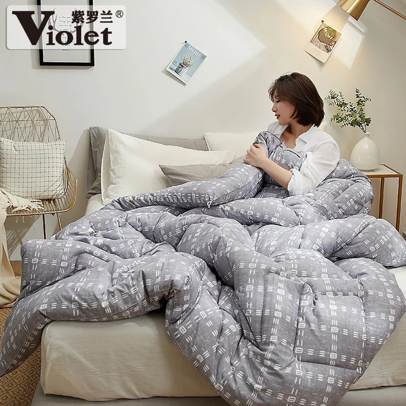 

SF Latest Design 4 Seasons Down Duvet High Quality Comforter Blankets King Queen Twin Size Duvet Insert Filling Handmade Quilts