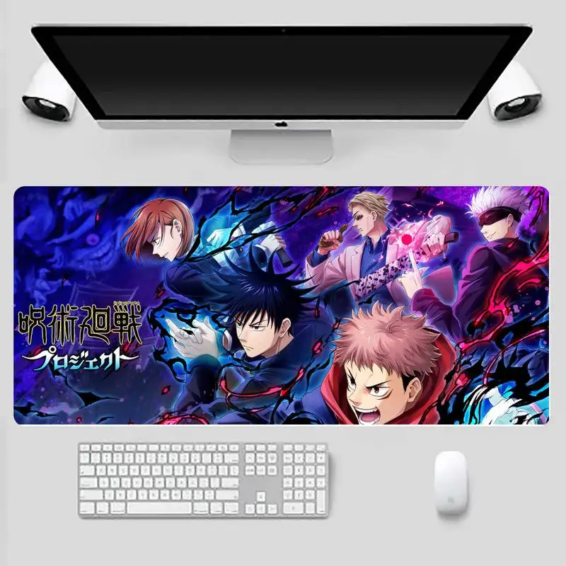 

Jujutsu Kaisen cool Locking Edge Mouse Pad Game Desk Table Protect Game Office Work Mouse Mat pad X XL Non-slip Laptop Cushion