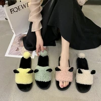 winter slippers to wear 2022 new home slippers sanitary clogs woman flats mules womens flip flops 2021 shoes heel women