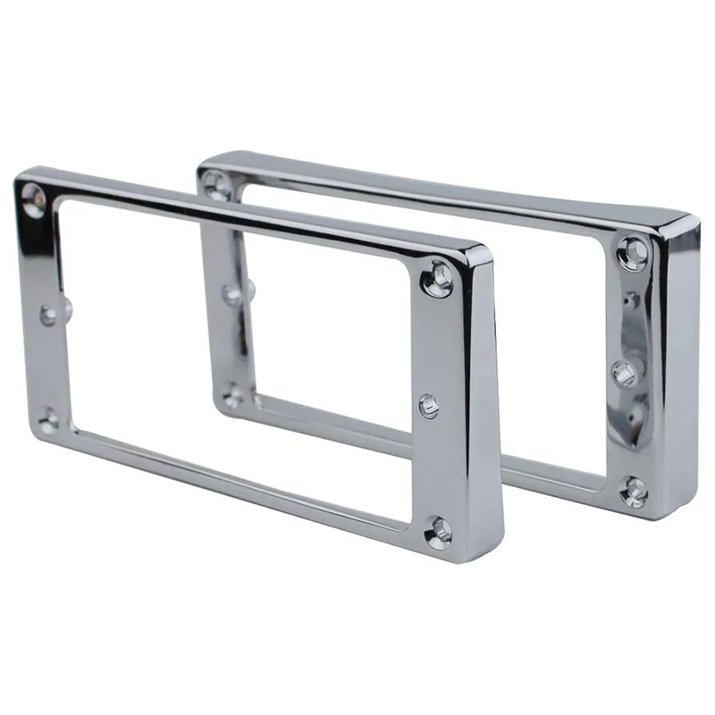 pickup montage ring kit pickup abdeckung ersatz teile geeignet für les paul elektrische gitarren 2pcs verchromt free global shipping