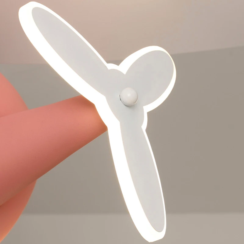 Скандинавская Светодиодная лампа для детской комнаты с потолочным вентилятором