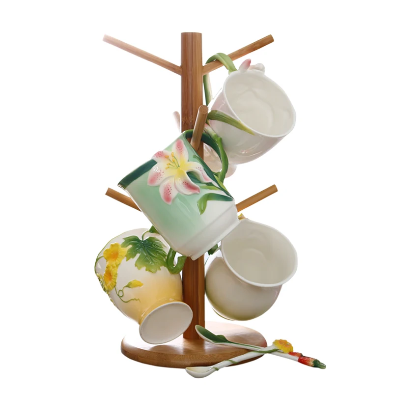 

Enamel art hand-made ceramic water cup large-capacity home breakfast cup set lovers mug coffee cup