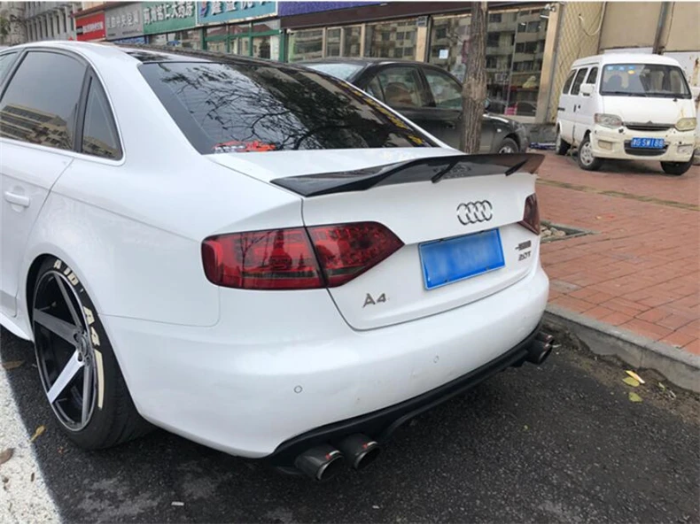 Спойлер из углеродного волокна для AUDI A4 S4 RS4 B8.5 2013 2014 2015 2016 летящее искусство