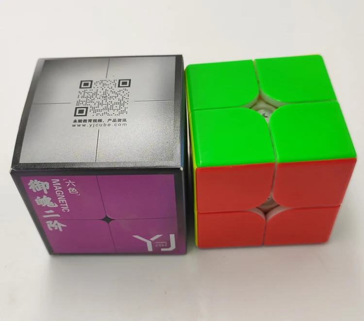 Yongjun yupo 2x2 Cube Черный/Stickerless розовый/transparent Stickerless/белый Speedcube Твист головоломки