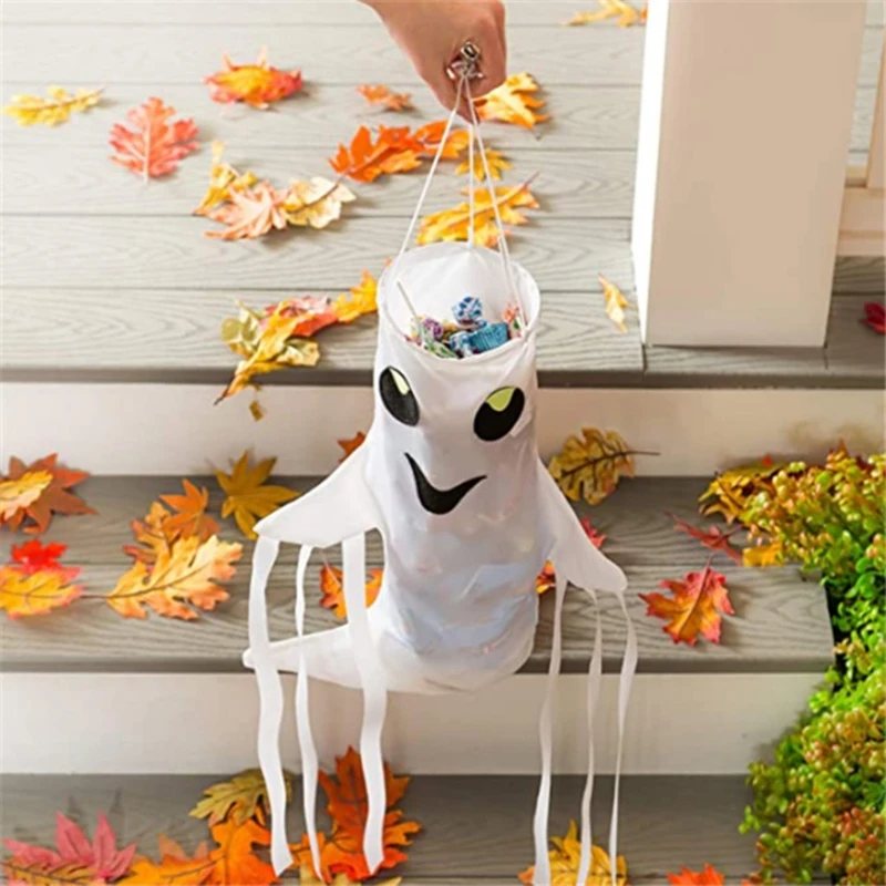 

Cloth Made Library/Study Ornament Decor Scary Skeleton Halloween Presents H9EF