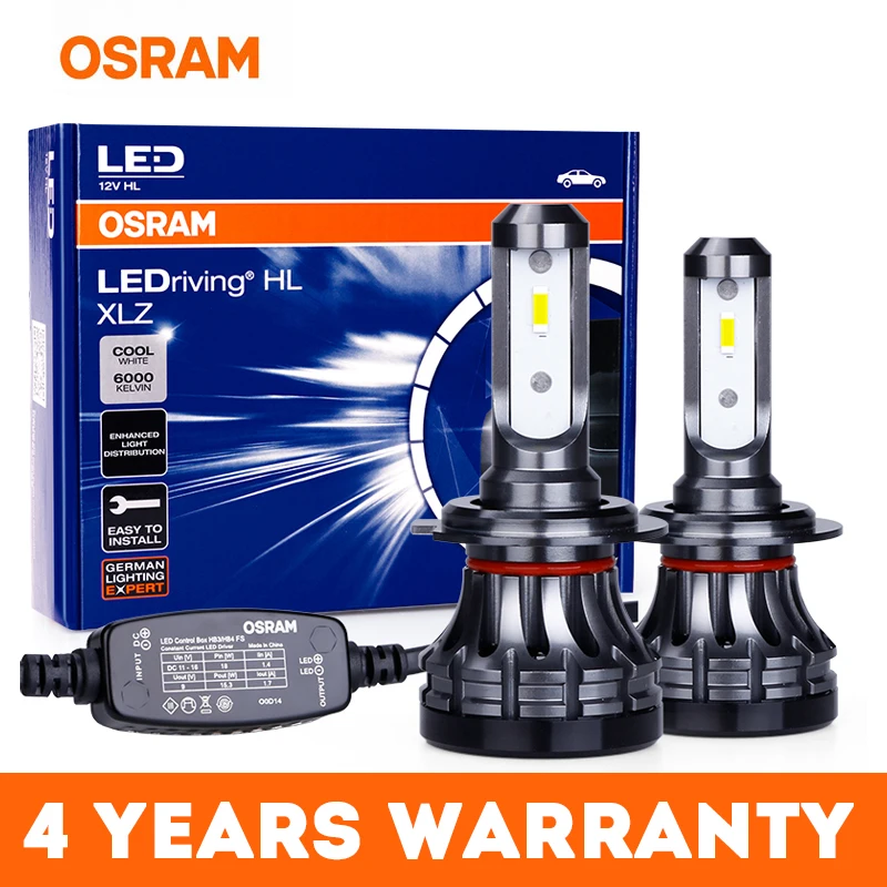 Лампа Ксеноновая OSRAM 2 шт. 6000 К Автомобильный светодиодный HB3 HB4 9005 9006 H3 H1 H8 H7 H4 H11 H9