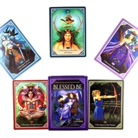 new arrival high quality blessed be oracle tarot cards fortune guidance telling divination deck board game leisure party 46 pcs