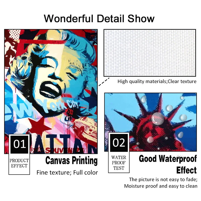 

Street Graffiti Art Canvas Painting Movie star Art Wall Posters and Prints Inspiration Artwork Picture for Living Room Decor