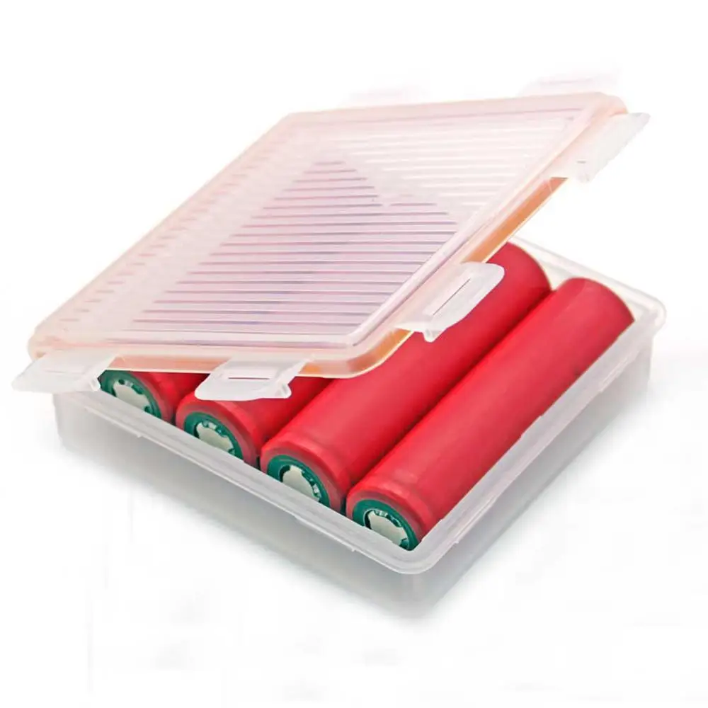 

MasterFire 15pcs/lot Hard Plastic Portable 4 X 18650 Batteries Waterproof Storage Case 18650 Battery Cell Holder Box Case