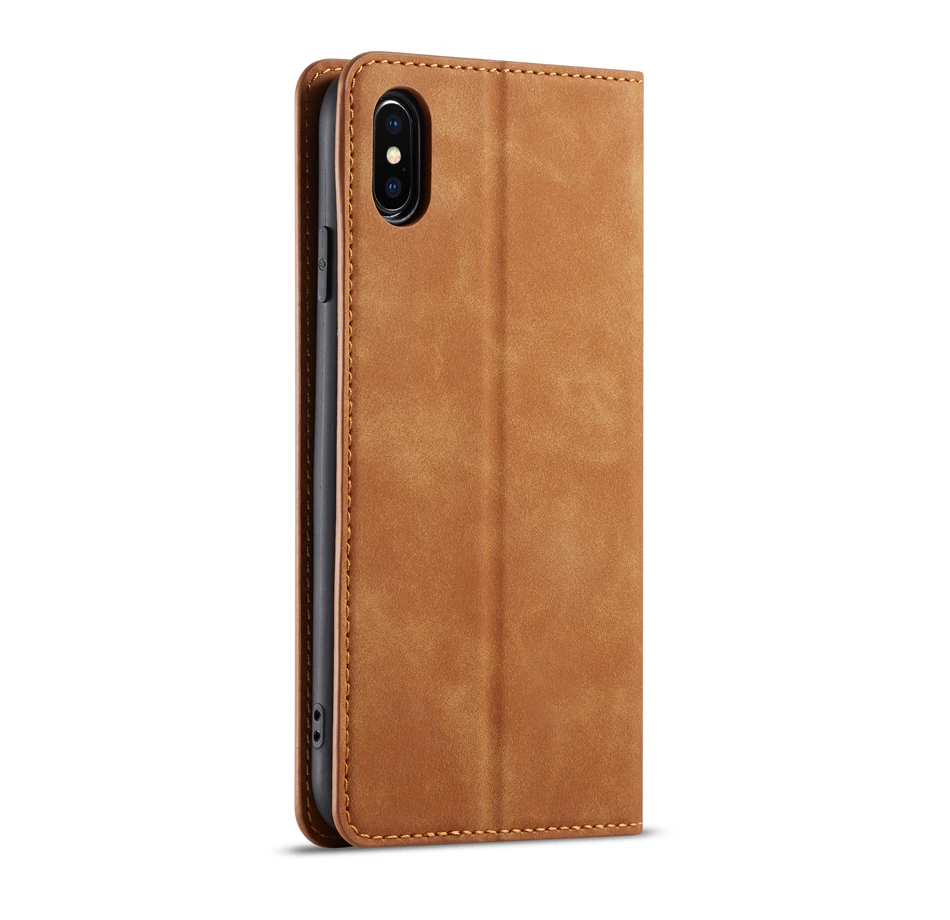 Кожаный чехол в стиле ретро для iphone XS MAX XR, чехол для телефона s, Магнитный чехол-книжка с откидной крышкой для iphone 6, 6s, 7, 8 Plus, держатель для карт, Fundas