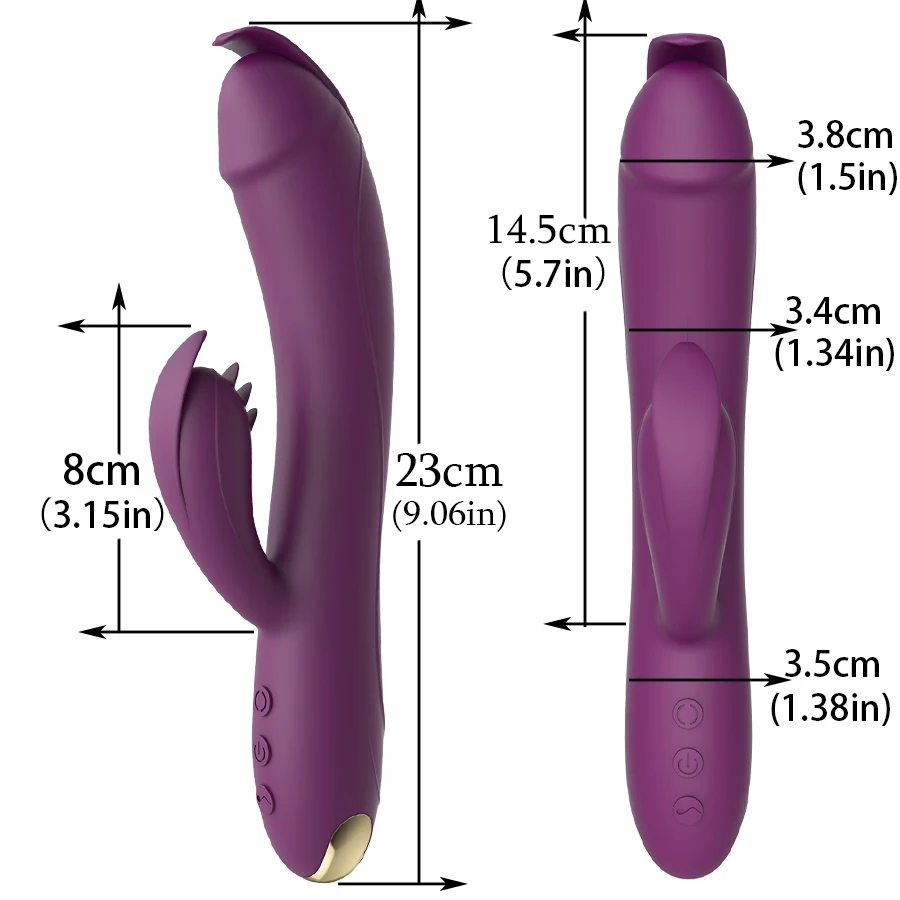 Dildo Vibrator for Women Heating Telescopic Rotation Tongue Licking Clitoris G-spot Stimulator Adult Sex Toys | Красота и здоровье