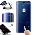 Умный зеркальный флип-чехол для Huawei P40 P20 P30 Mate 30 10 20 Pro Lite Honor 20 Pro 8A 8X 7C 10 8 9 Lite 9i P Smart 2019 5T, чехол