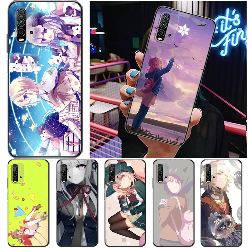 

Enoshima Junko Danganronpa Trigger Happy Havoc Phone Case For Xiaomi Redmi Note 9S 9T 9 Pro MAX 5G Redmi Note 9 Pro MAX Cases