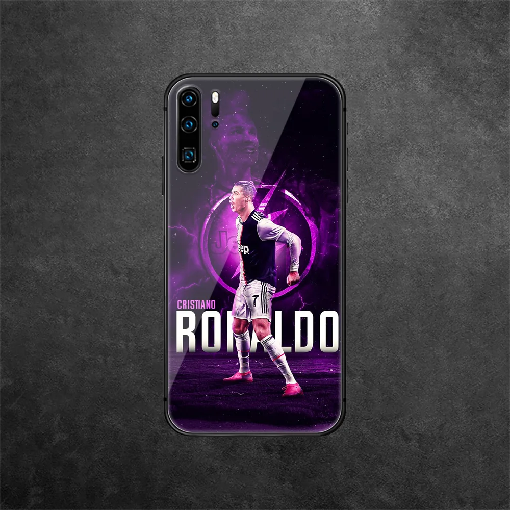 

Cristiano Ronaldo CR7 Tempered Glass Phone Case Cover For Huawei Honor Mate P 7 8 9 10 20 30 40 A X I Pro Lite Smart 2019 Pretty