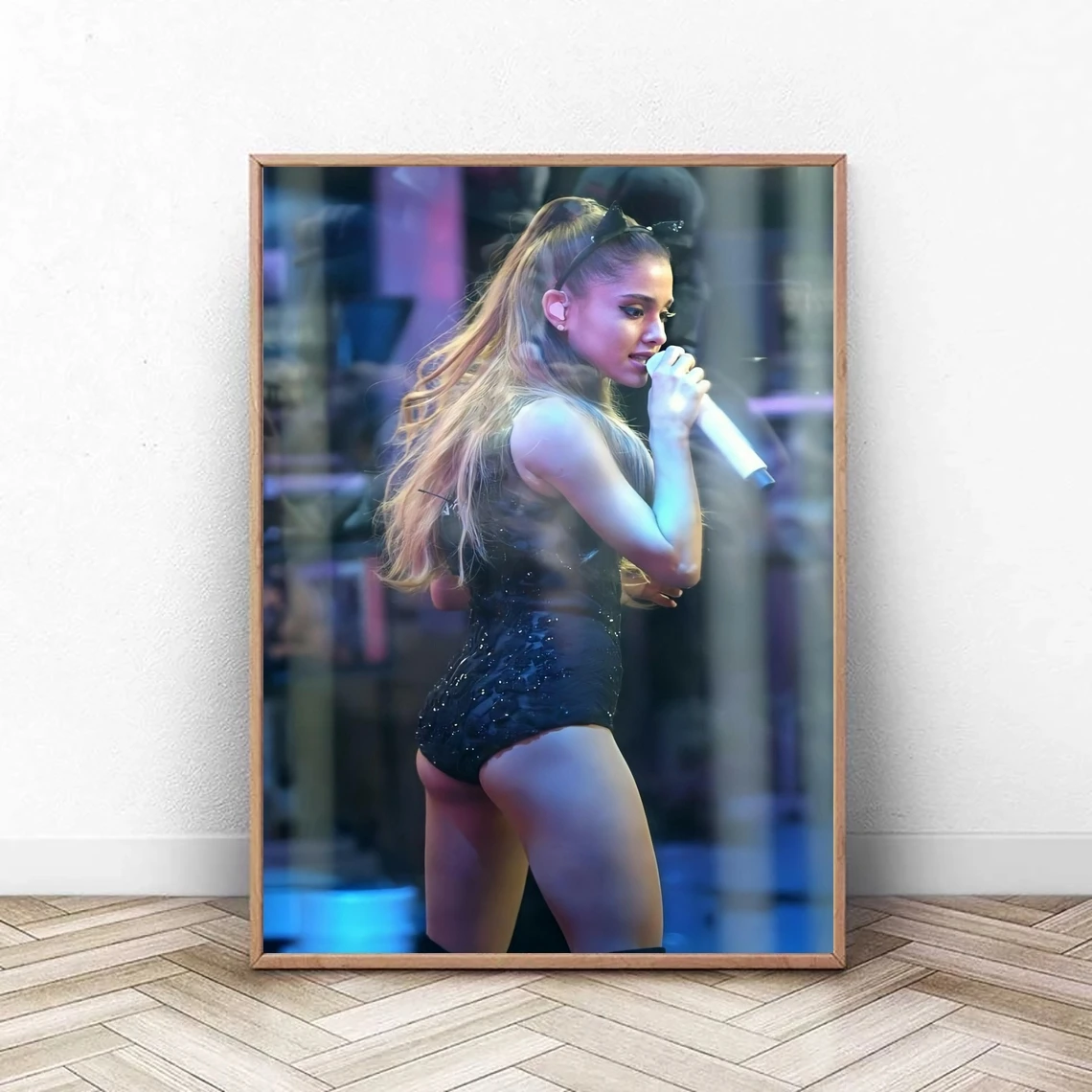 Ариана Гранде плакат музыкальная звезда печать на холсте художественная