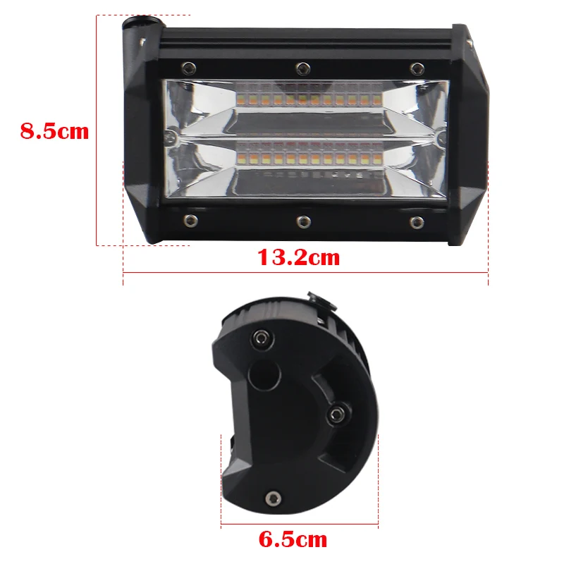 

7200LM 5'' Led Light Bar For Car Off road ATV SUV Truck Boat 12V 24V Auto Led Running Working Lights Fog Lamp