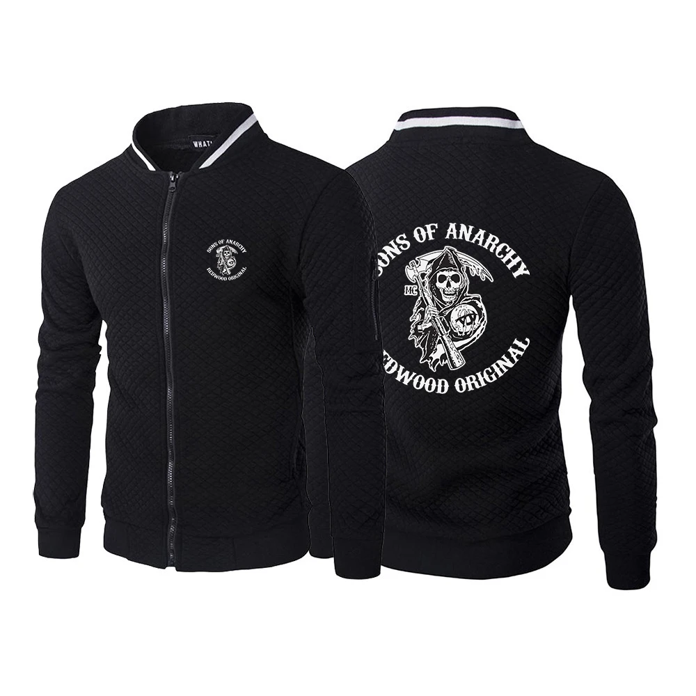 

Для мужчин, брендовые толстовки с капюшоном и свитшоты Sons Of Anarchy SOA SAMCRO Для мужчин лоскутное худи флис теплый спортивный костюм с капюшоном и ...
