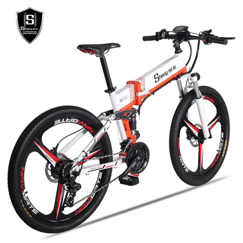 26 дюймов складной Электрический горный велосипед внедорожный ebike электрический велосипед ebike Электрический велосипед