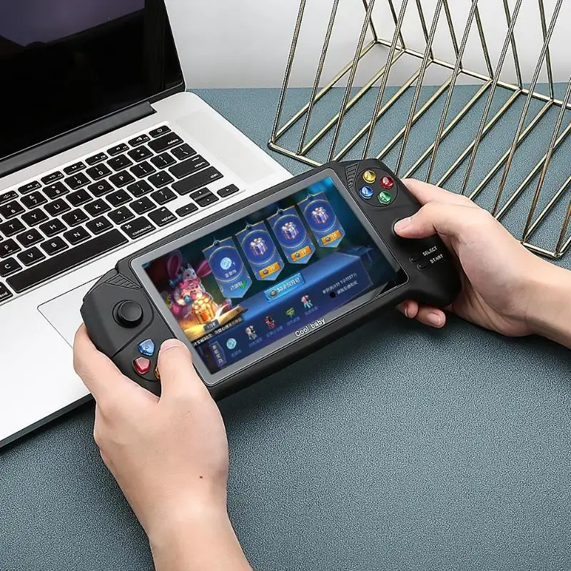 COOLBABY, 7,0 дюймов, игровая консоль, двойные рокеры, портативная игровая приставка, встроенный 3000, классические игры, камера, видео приставка для записи приставка Приставка игровая