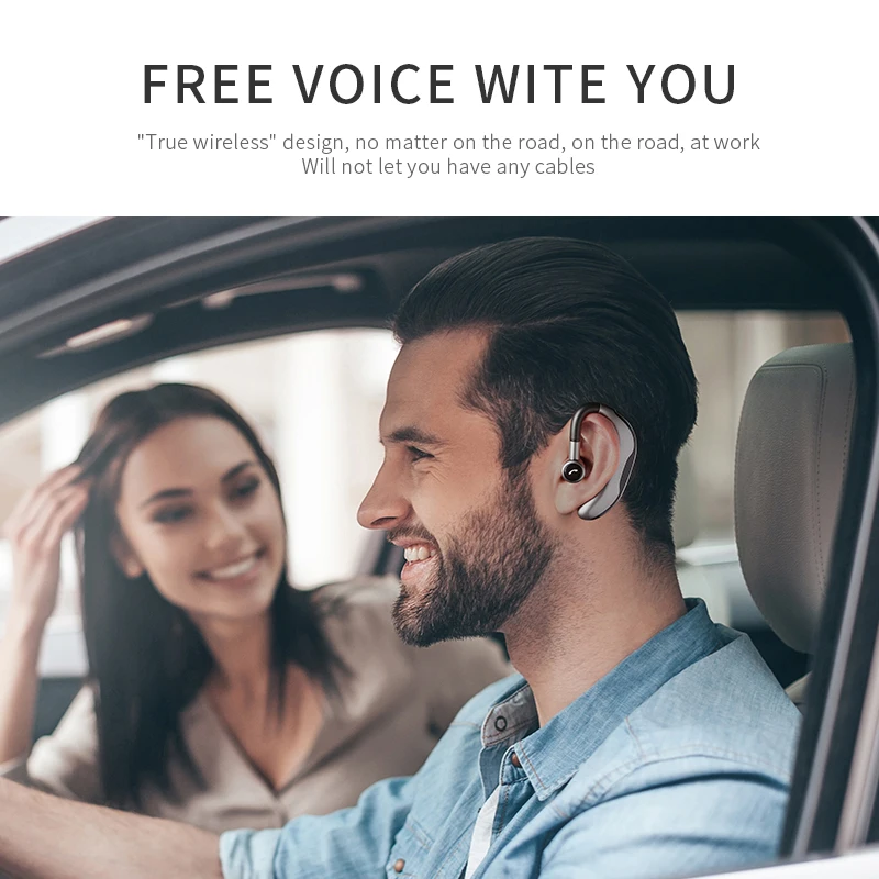 F600 беспроводные Bluetooth наушники бизнес стерео гарнитура с для вождения 170 мАч