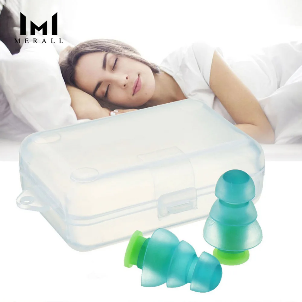 1 пара силиконовые затычки для ушей от храпа|Сон и храп| |