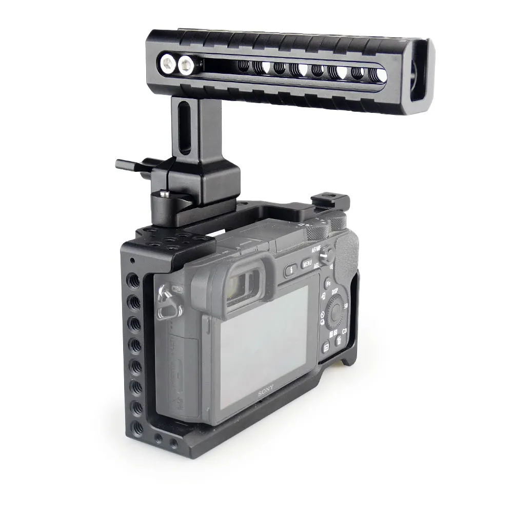 MAGICRIG DSLR клетка для камеры с ручкой NATO для sony A6400/A6000/A6300/A6500 для крепления микрофона монитор светильник вспышки