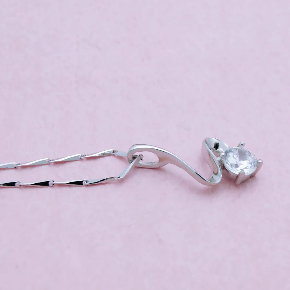 Пара обещаний ожерелье Минимальная Бесконечность Подвески из серебра ожерелья