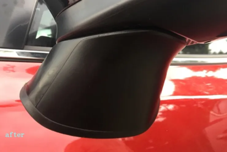 Для Mazda 3 Axela 2014 2019 года зеркало заднего вида черная пластиковая треугольная