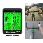 Водонепроницаемый велосипедный компьютер беспроводной горный велосипед велосипедный одометр секундомер Спидометр светодиодсветодиодный цифровые часы