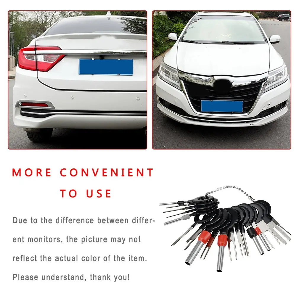 

41Pcs Car Terminal Removal Kit Wiring Crimp Connector Pin Extractor Puller Terminal Car Repair Professional Tools