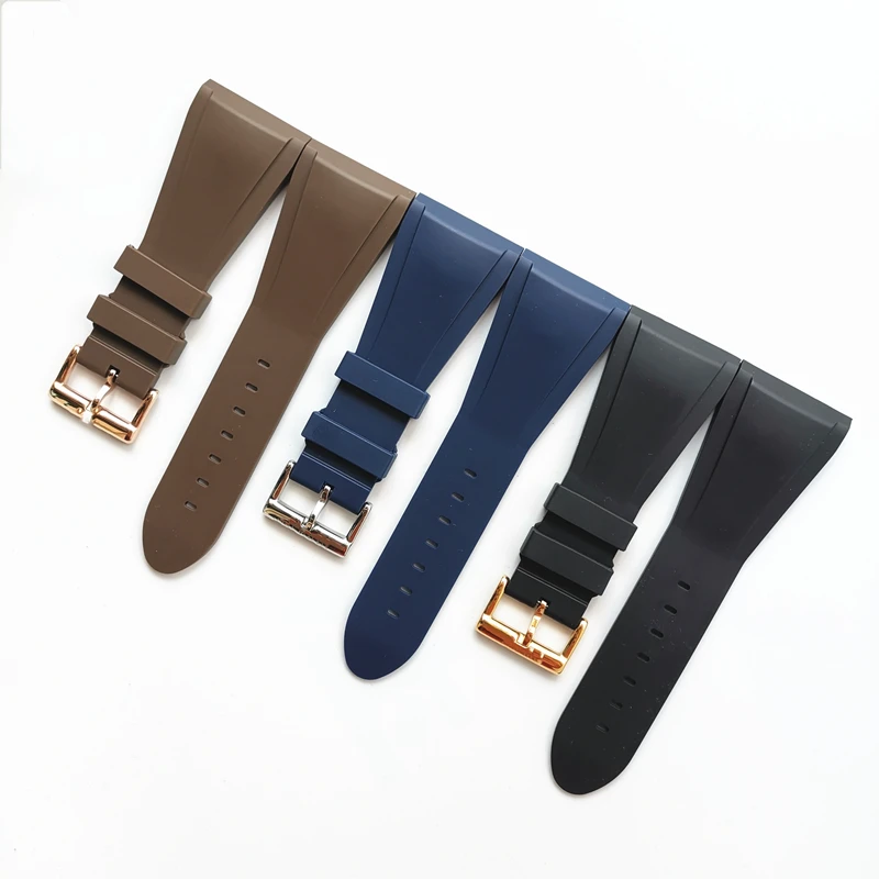 

Ремешок резиновый для наручных часов Bvlgari OCTO 101964, 30 мм