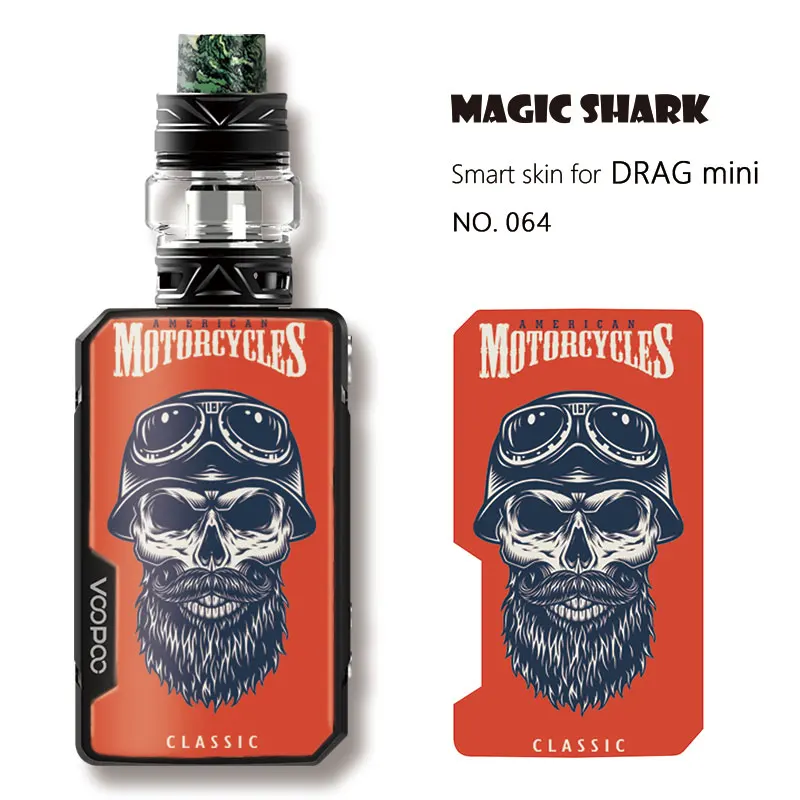 Чехол для электронной сигареты Voopoo Drag Mini с черепом из ПВХ | Мобильные телефоны и