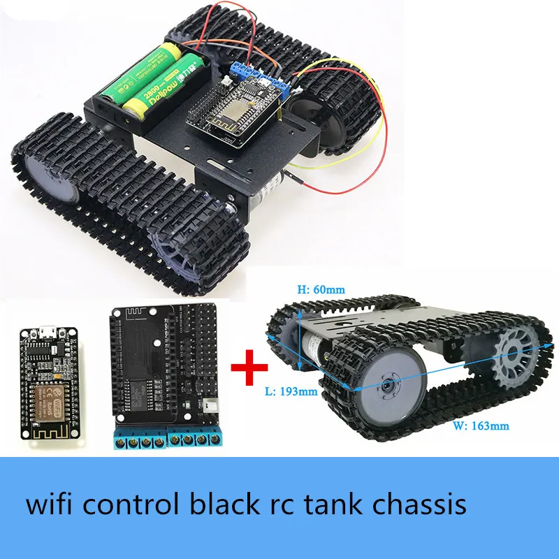 Металлический корпус робота бака с беспроводным Wi Fi управлением умный RC