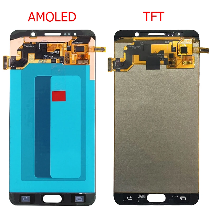ЖК дисплей Super AMOLED с рамкой для Samsung Galaxy Note 5 7 дюйма N920F N920A N920T N920V сенсорный экран