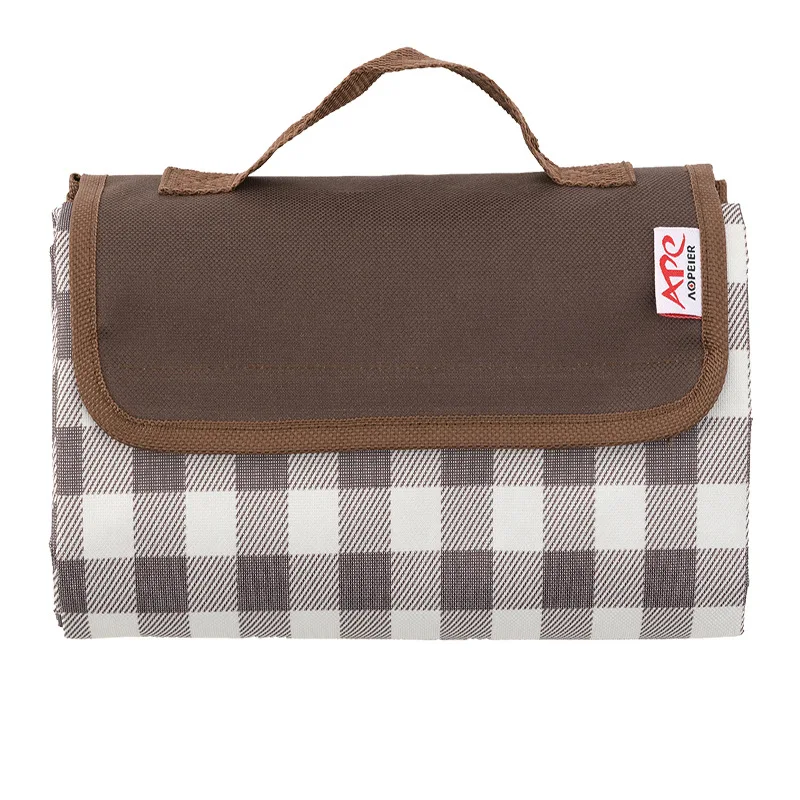 

Outdoor Camping Mat High Quality Waterproof Oxford Folding Widen Picnic Mat Plaid Blanket Beach Game Mat