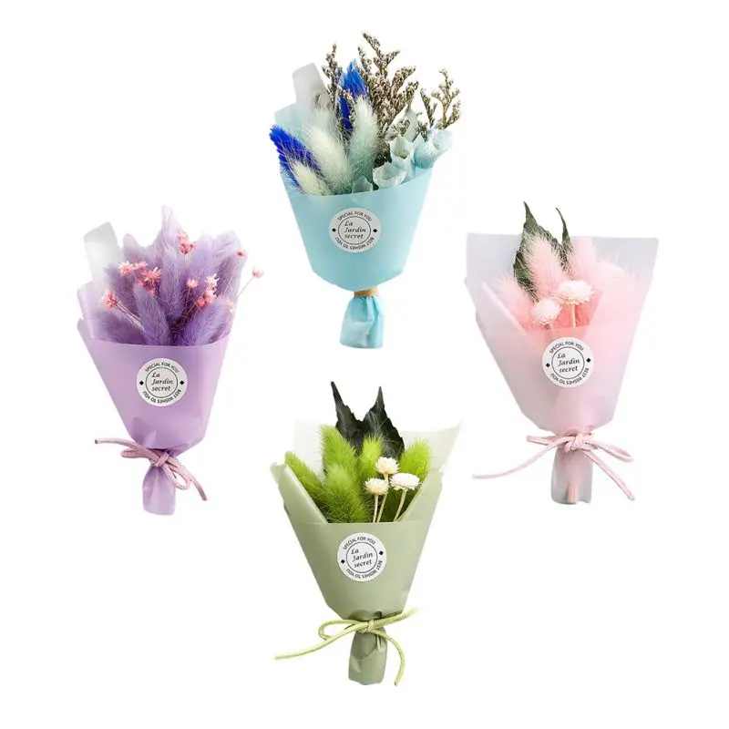 Горячий букет из сушеных цветов на день Святого Валентина подарок матери Новый