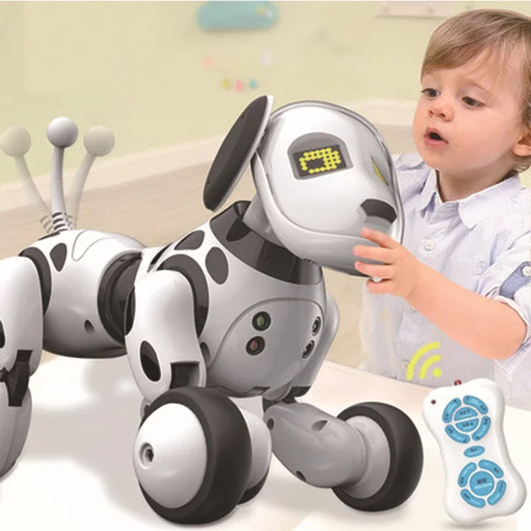 2021 New Remote Control Smart Robot Dog Programable 2.4G Wireless Kids Toy Intelligent Talking Electronic Pet kid Gift | Игрушки и хобби