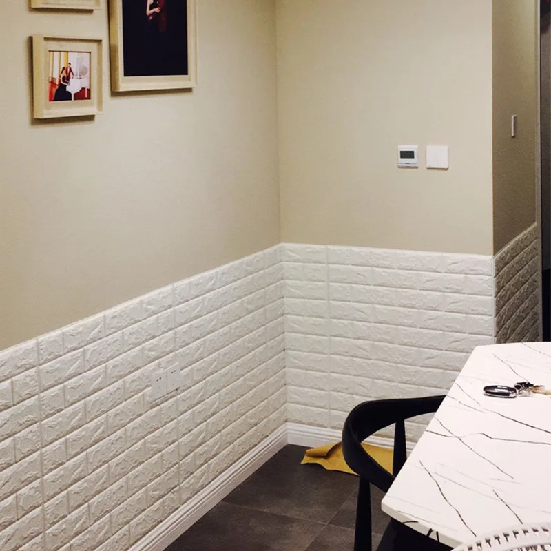 3D кирпичные наклейки на стену Сделай Сам пены водонепроницаемый декор обои для