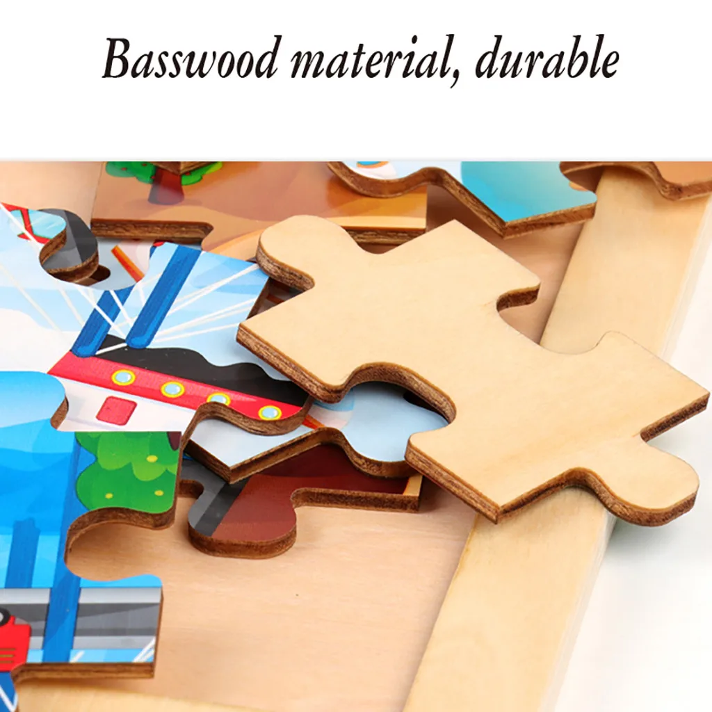 

Children's Educational desktop assembled landscape characters animal puzzle 48 pieces of toys Kids Paper Jigsaw Puzzles 2021