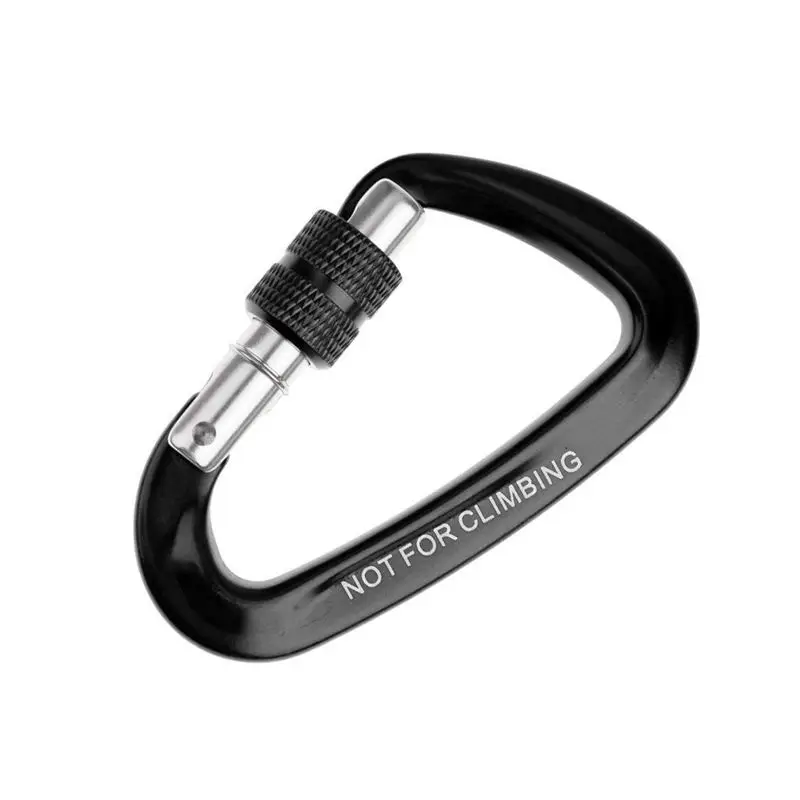12KN Винт карабин из алюминиевого сплава d-образная петля для альпинизма Сумка