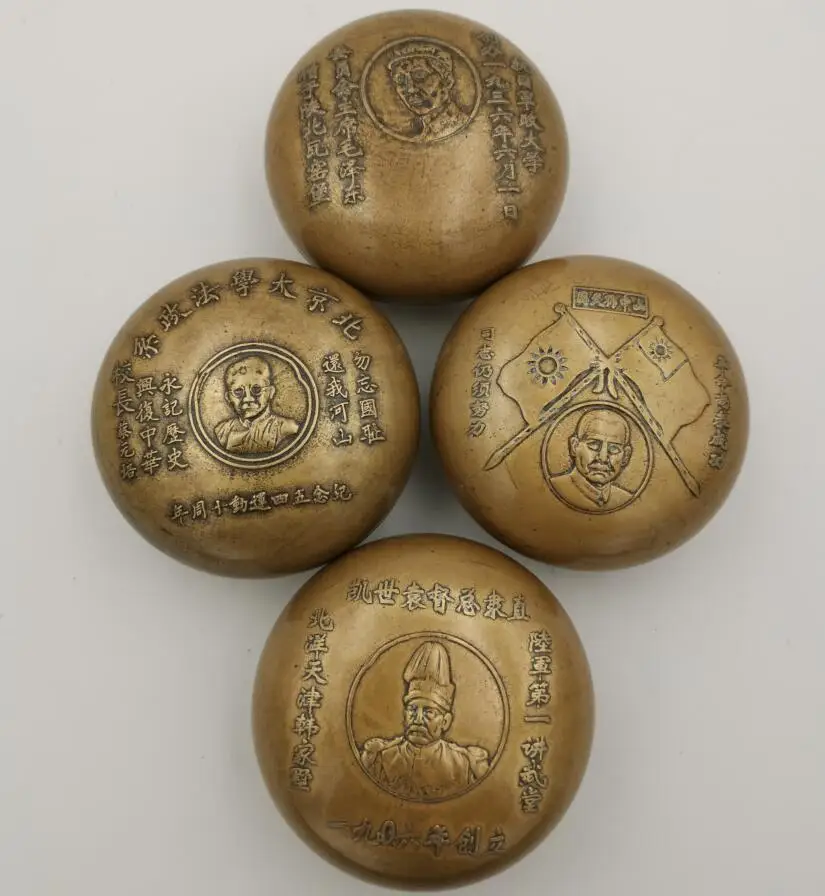 

Китайская латунная статуэтка в стиле знаменитостей