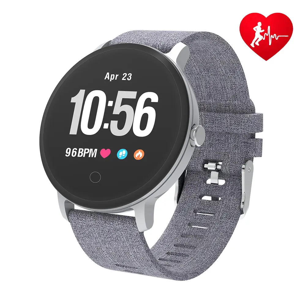 SW302gray-mb Bingofit умные часы, пульсометр, кровяное давление, Femme, шагомер, часы, мульти спортивный фитнес-трекер, умный браслет для мужчин - Цвет: SW302gray-mb