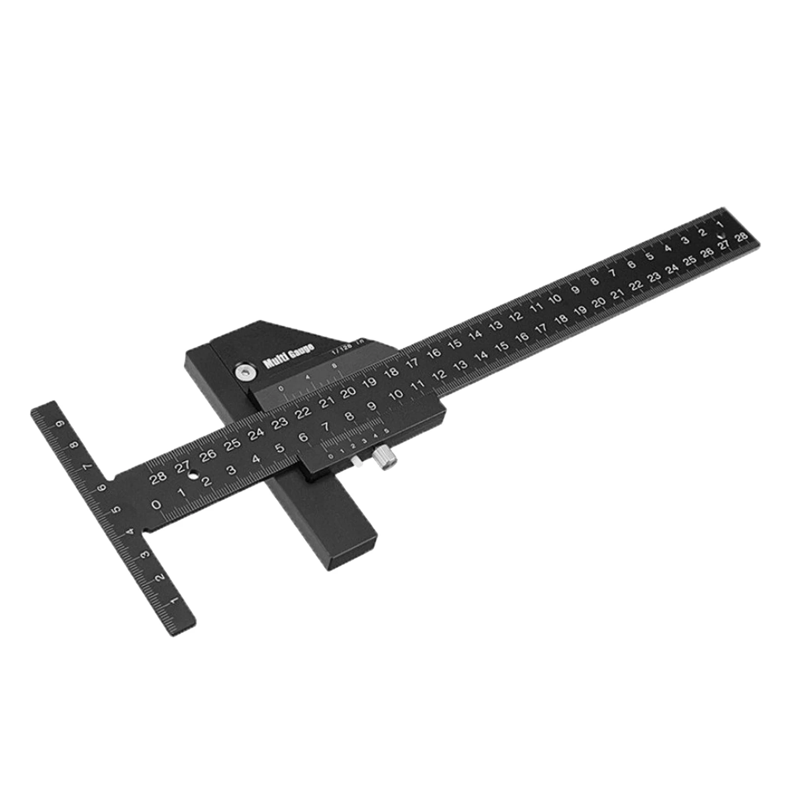 

1pc Woodworking T Scribing Gauge Stainless Steel Framing Crossed Ruler Carpentry Use Workshop 0-11 Inch