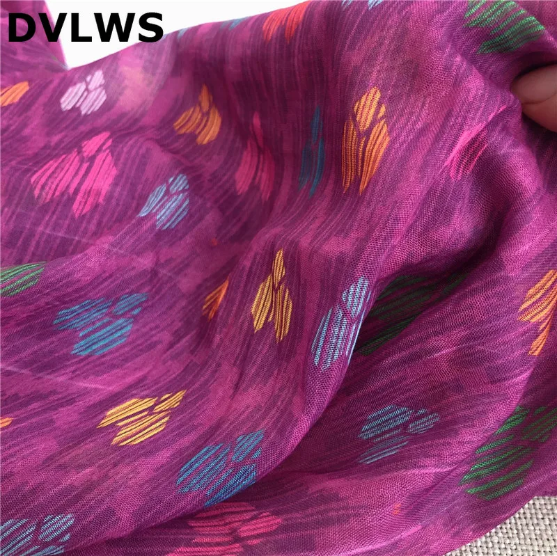 Корейский маленький теплый шарф весна лето осень женский хлопковый шелковый