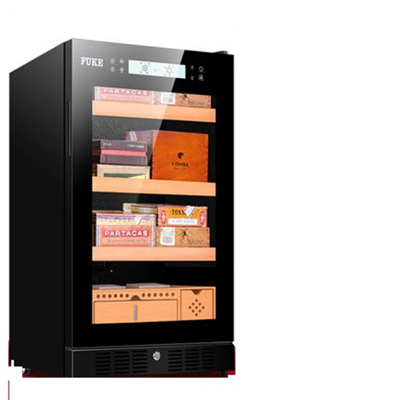 Conversão de Freqüência Constante e Umidade Fuke Temperatura Ar-refrigerado Charuto Armário Hidratante Fk-28c1