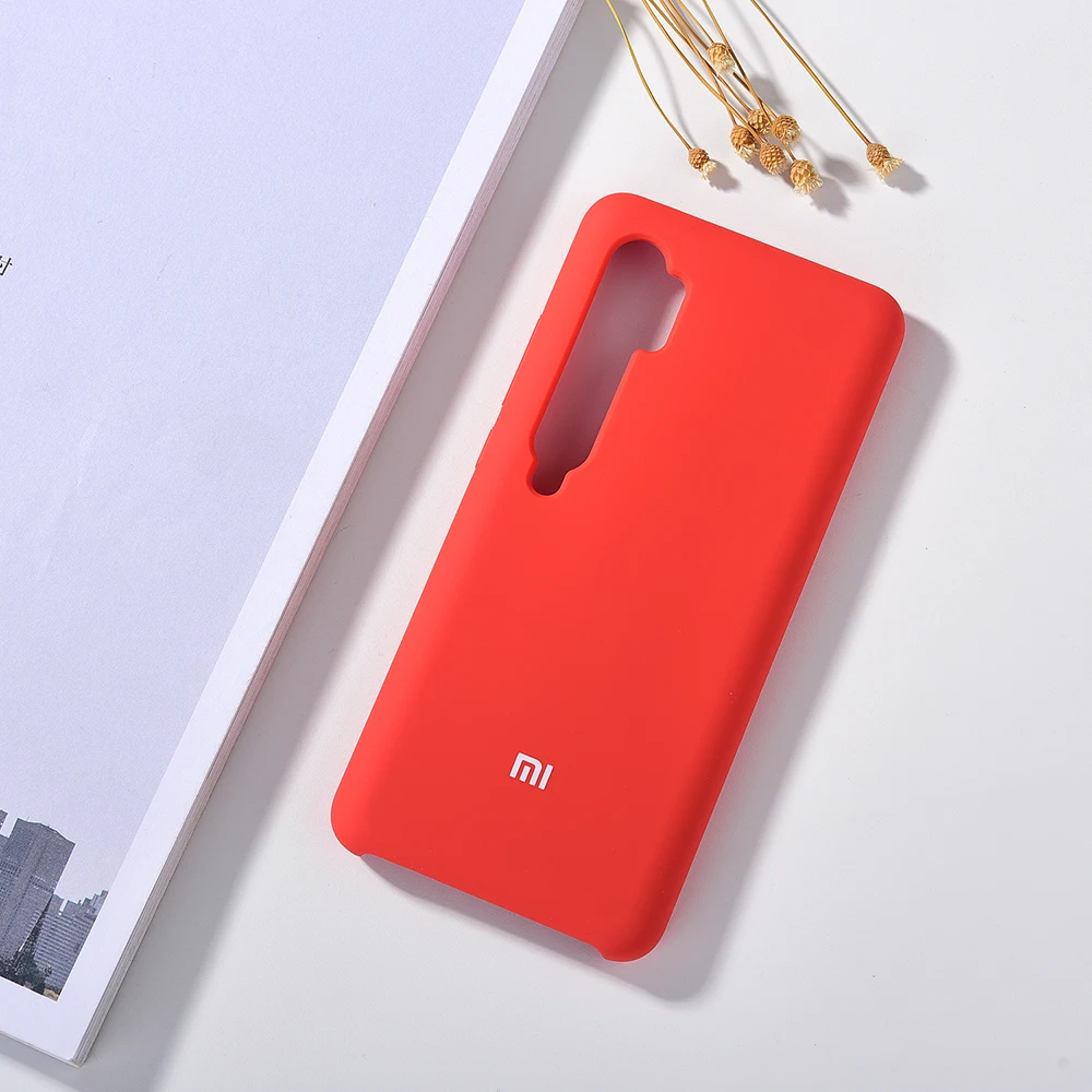 Официальный чехол для телефона Xiaomi Mi Note 10/CC9 pro высокое качество жидкий силикон