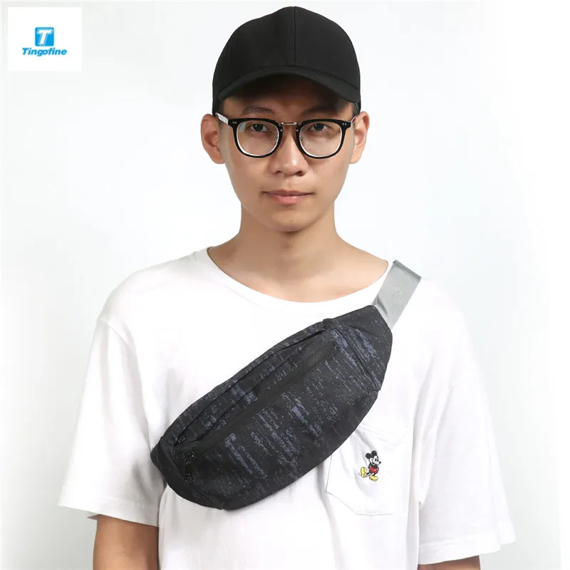 

TINGOFINE 2021New Arrival Water-Repellent Male and Femal Fanny Pack Casual Unisex Fashion Handbag Waterproof Fanny Bag