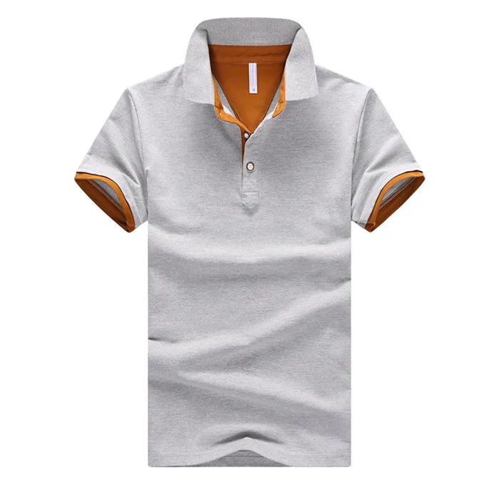 

Summer Short Sleeve Polo Shirt Men Business Fashion Casual Slim Breathable Turn Down Collar Polo Shirts Male Patchwork Tops 3XL