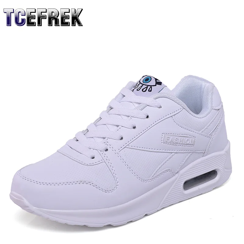 

33-43 Casual Women Shoes Leather Platform Shoes New Style Women Sneakers Ladies BreathableTrainers Light Weight Vulcanized Shoes