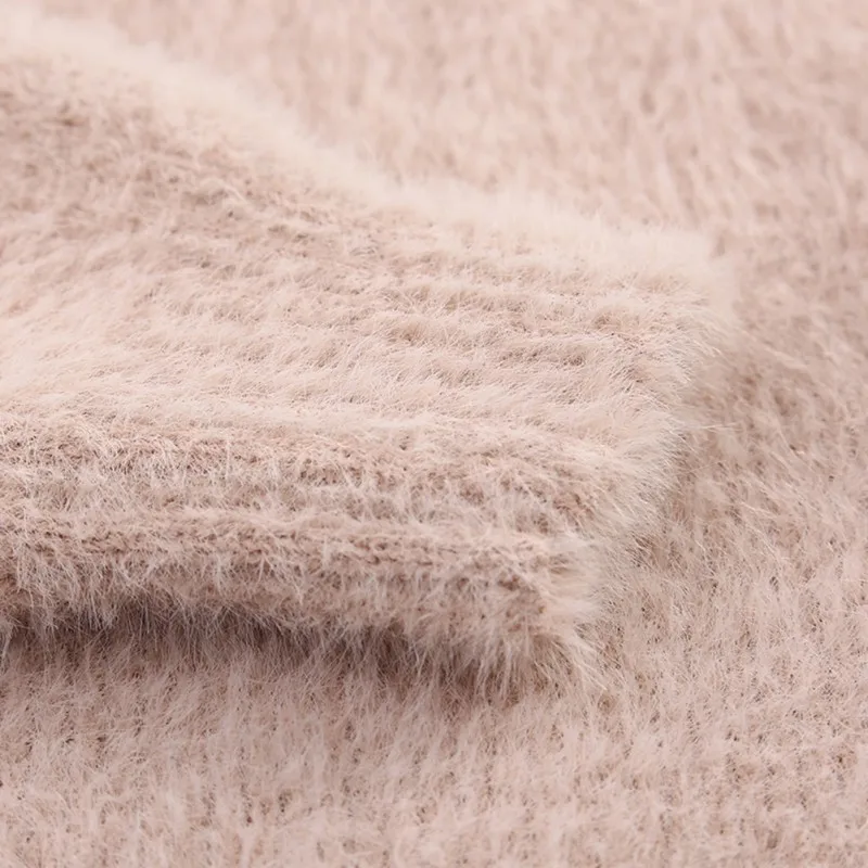 Детский норковый свитер для девочек пуловеры зимний теплый джемпер малышей